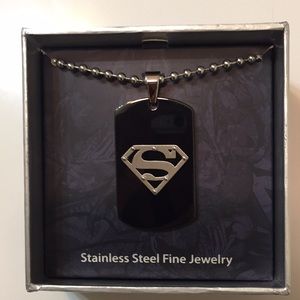NWT Steel Superman Dogtag
